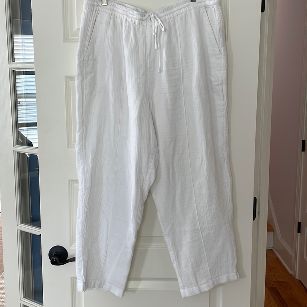 LAST CALL! Donating 4/20. J.Crew New seaside pant in soft gauze